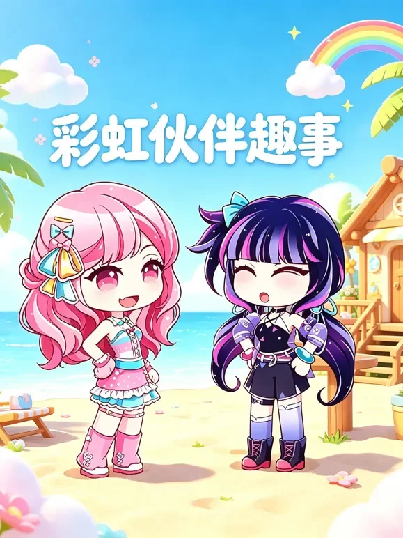 彩虹伙伴趣事动漫海报