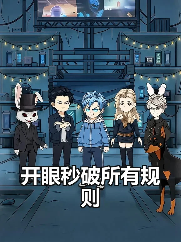 开眼秒破所有规则动漫海报