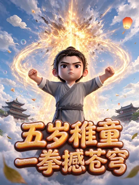 五岁稚童，一拳撼苍穹动漫海报