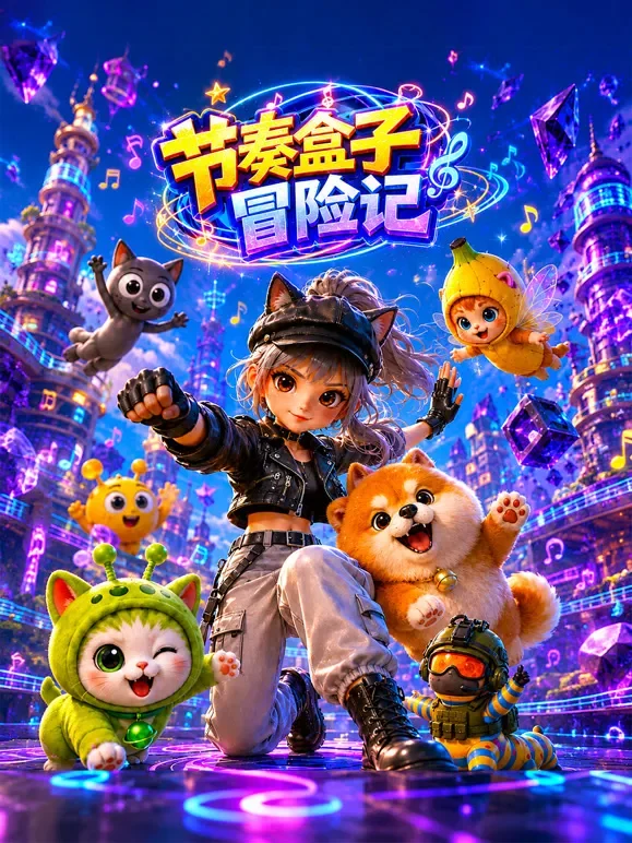 节奏盒子冒险记动漫海报