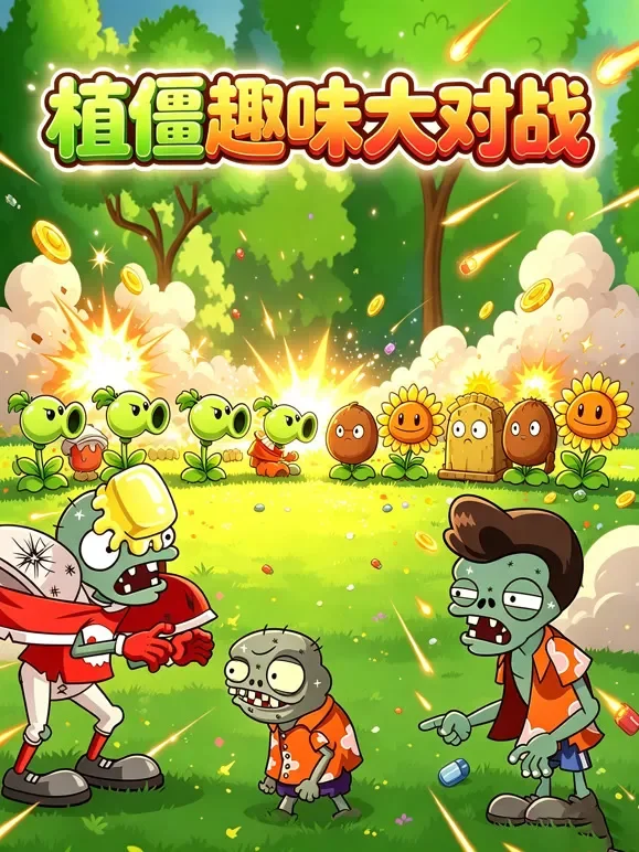 植僵趣味大对战动漫海报