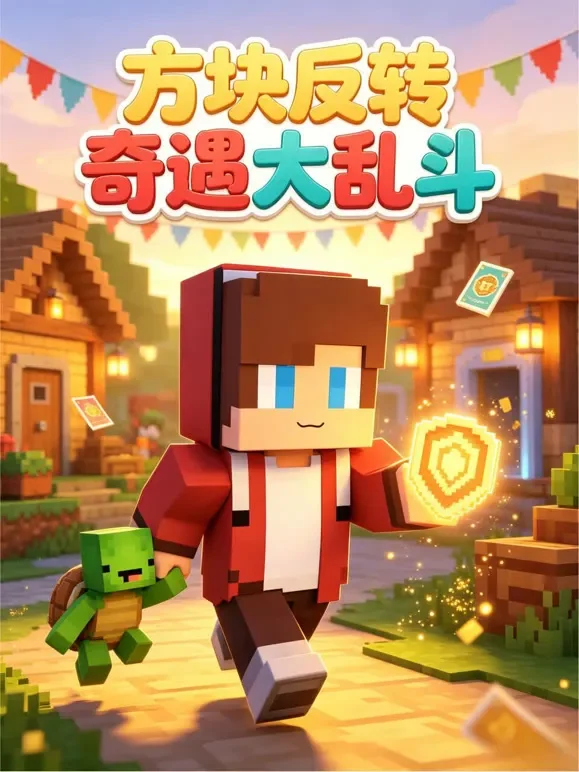 方块反转奇遇大乱斗动漫海报