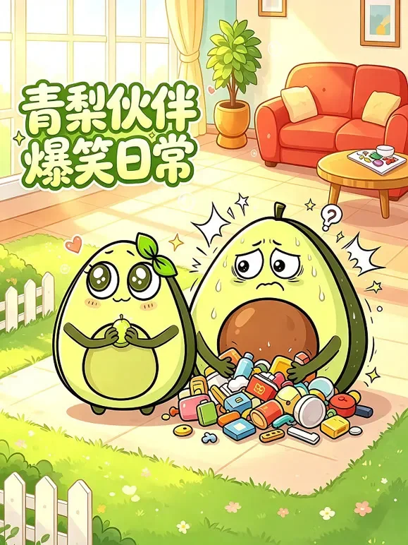 青梨伙伴爆笑日常动漫海报