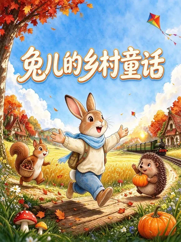 兔儿的乡村童话动漫海报