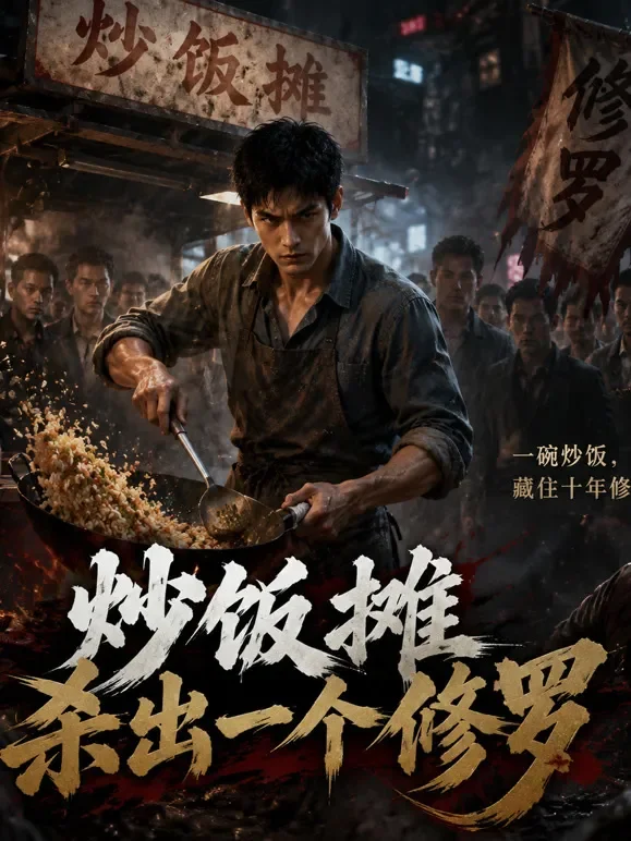 炒饭摊杀出一个修罗动漫海报