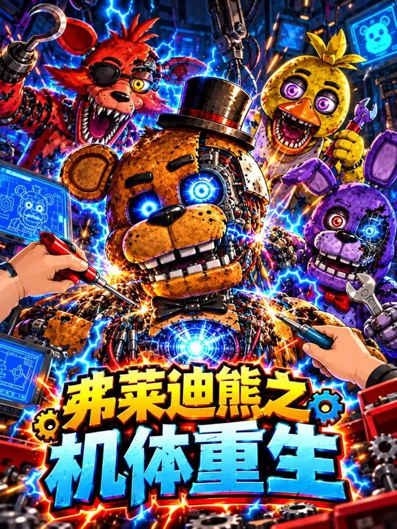 弗莱迪熊之机体重生动漫海报