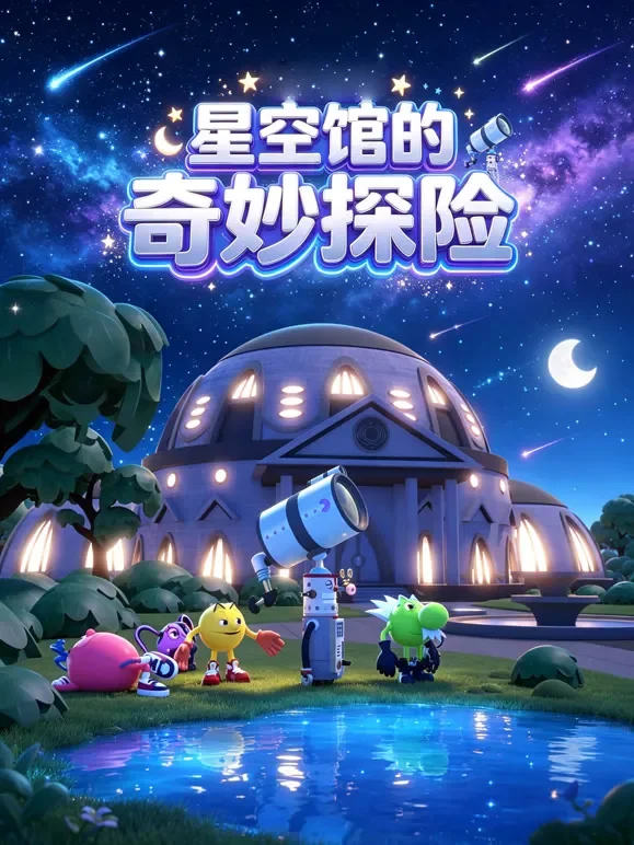 星空馆的奇妙探险动漫海报