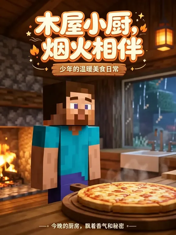 木屋小厨，烟火相伴动漫海报