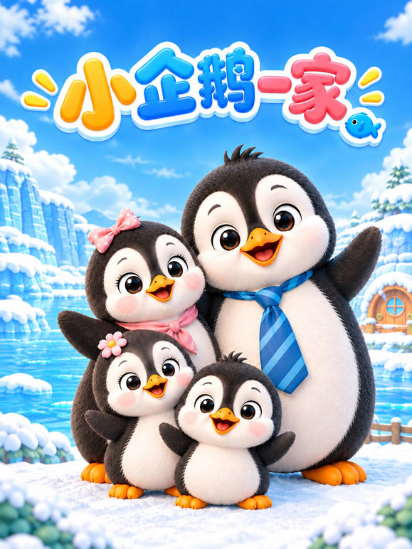 小企鹅一家