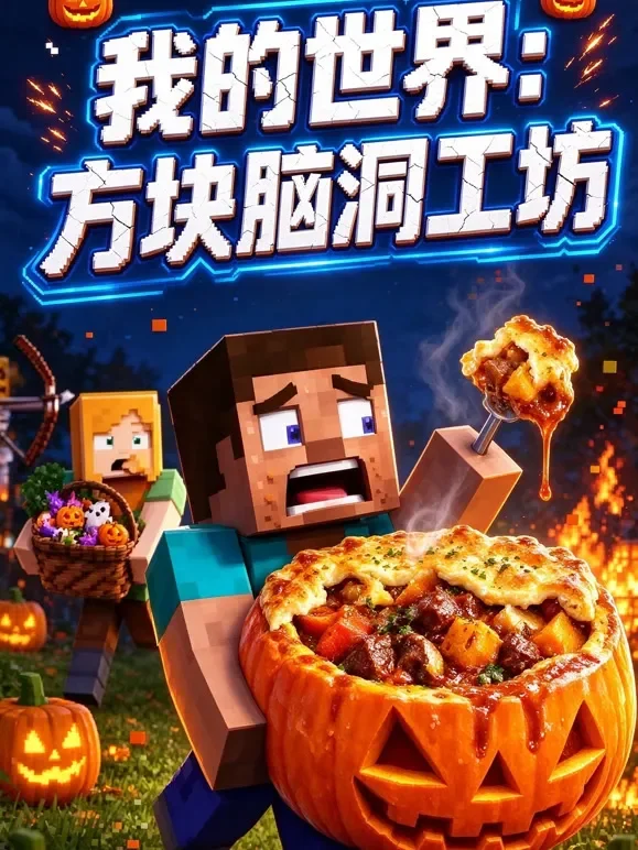 我的世界：方块脑洞工坊动漫海报