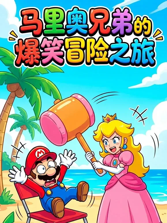 马里奥兄弟的爆笑冒险之旅动漫海报