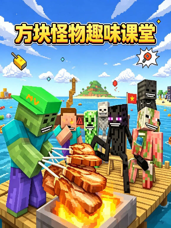 方块怪物趣味课堂