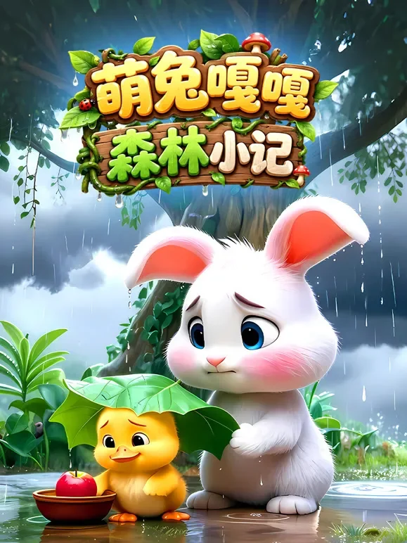 萌兔嘎嘎森林小记动漫海报