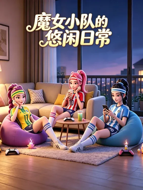 魔女小队的悠闲日常动漫海报