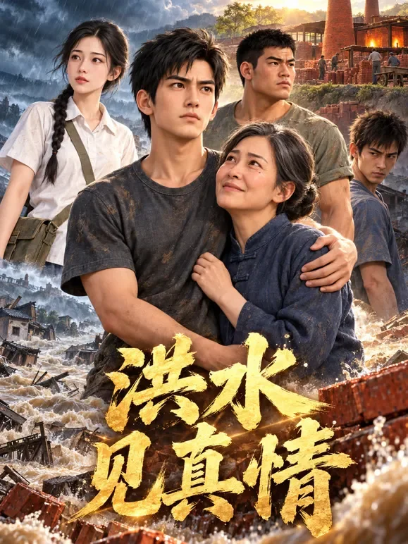 洪水见真情动漫海报