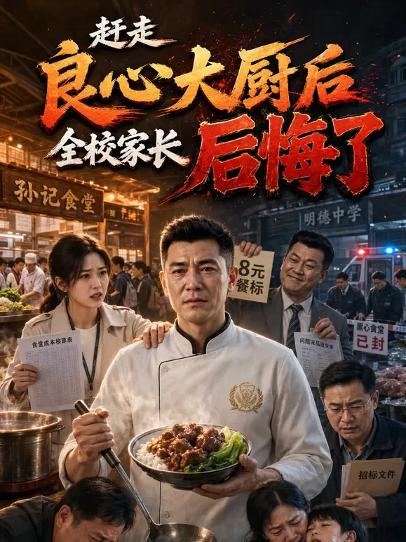 赶走良心大厨后，全校家长后悔了动漫海报