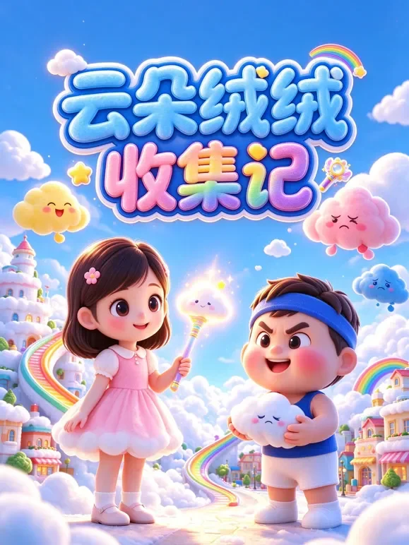 云朵绒绒收集记动漫海报