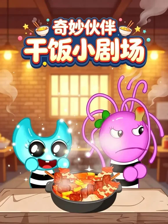 奇妙伙伴干饭小剧场动漫海报