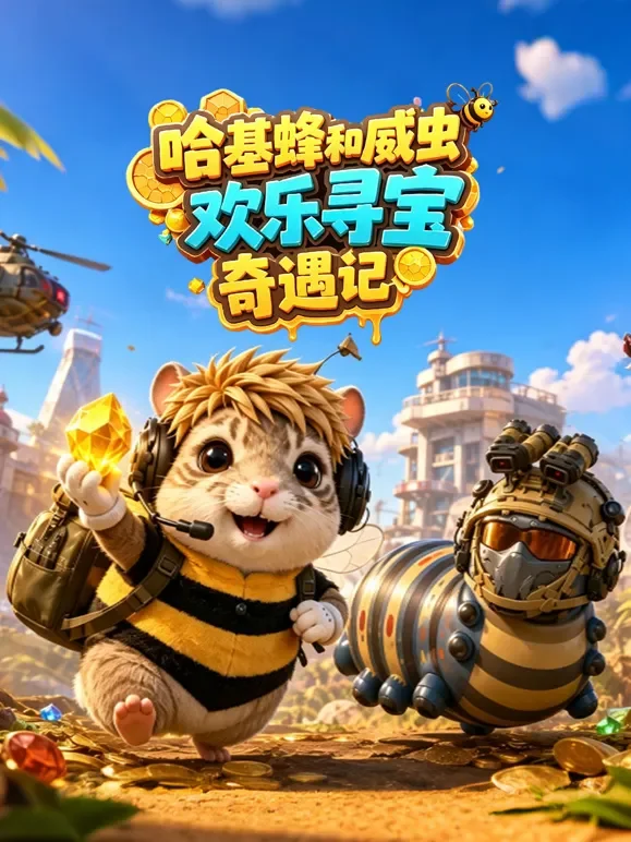 哈基蜂和威虫欢乐寻宝奇遇记动漫海报