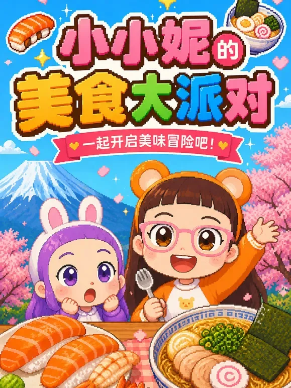 小小妮的美食大派对动漫海报