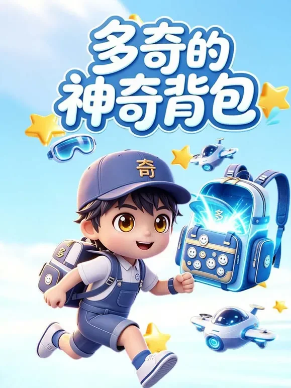 多奇的神奇背包动漫海报
