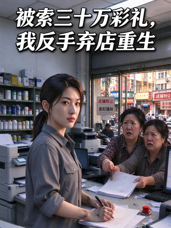 被索三十万彩礼，我反手弃店重生动漫海报