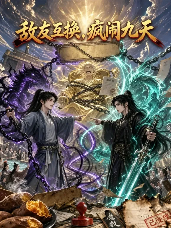 敌友互换，疯闹九天动漫海报