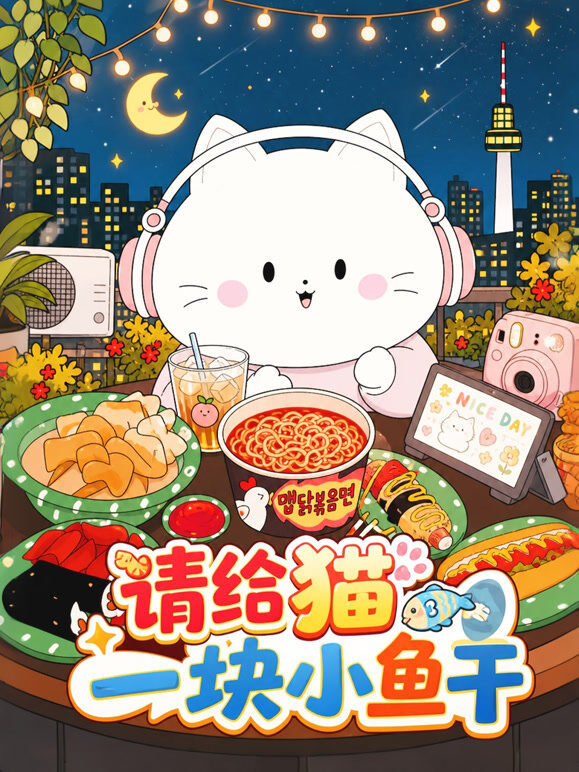 请给猫一块小鱼干