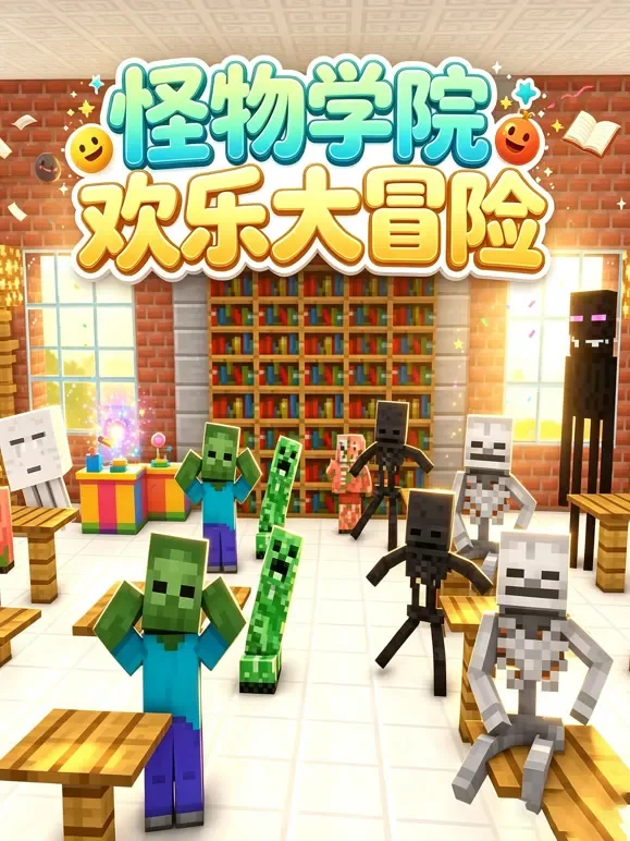 怪物学院欢乐大冒险动漫海报