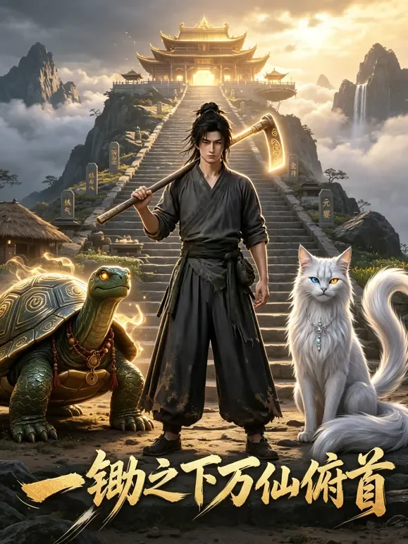 一锄之下，万仙俯首动漫海报