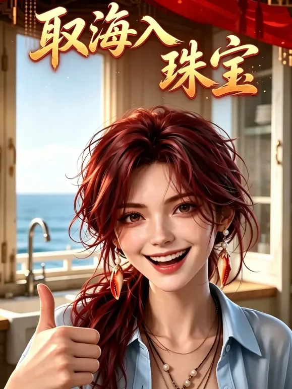 取海入珠宝动漫海报