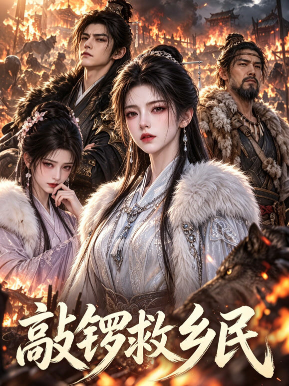 敲锣救乡民
