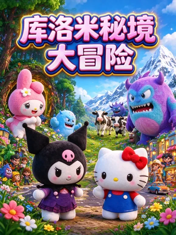 库洛米秘境大冒险动漫海报