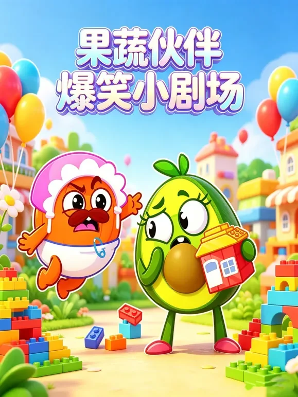 果蔬伙伴爆笑小剧场动漫海报