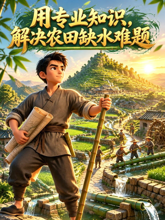 用专业知识，解决农田缺水难题