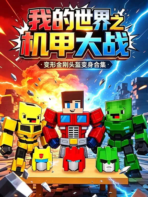 我的世界之机甲大战动漫海报