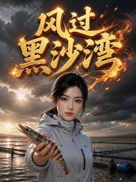 《风过黑沙湾》动漫海报