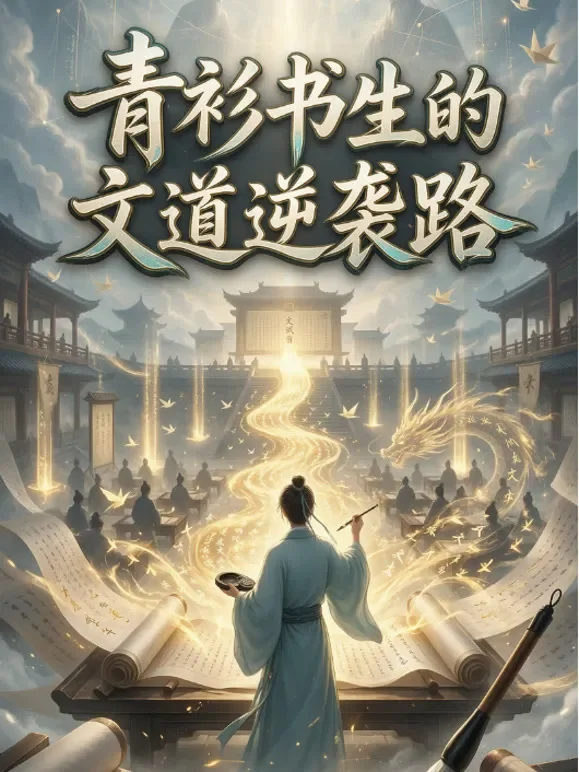 青衫书生的文道逆袭路动漫海报