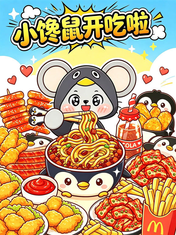 小馋鼠开吃啦