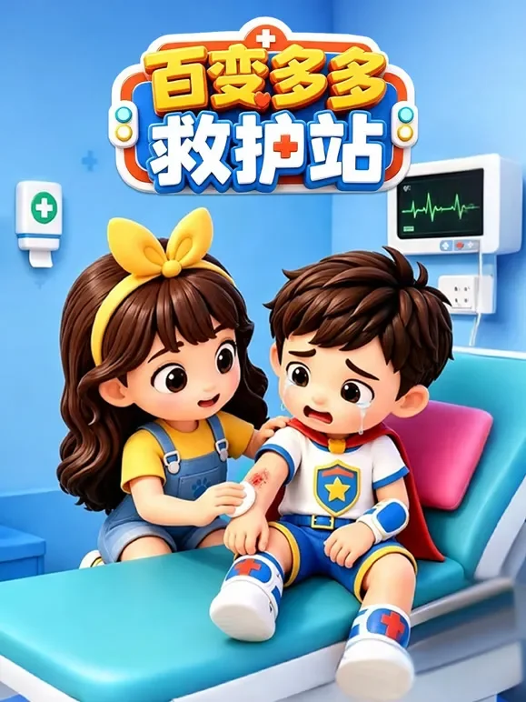 百变多多救护站动漫海报