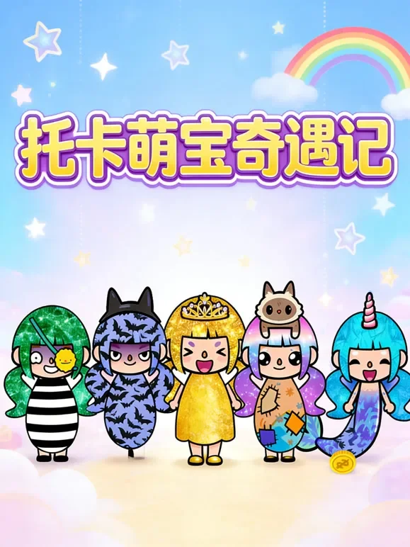 托卡萌宝奇遇记动漫海报