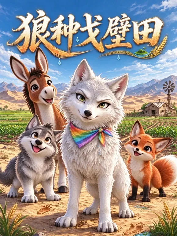 狼种戈壁田动漫海报