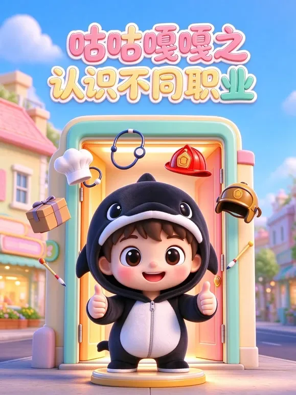咕咕嘎嘎之认识不同职业动漫海报