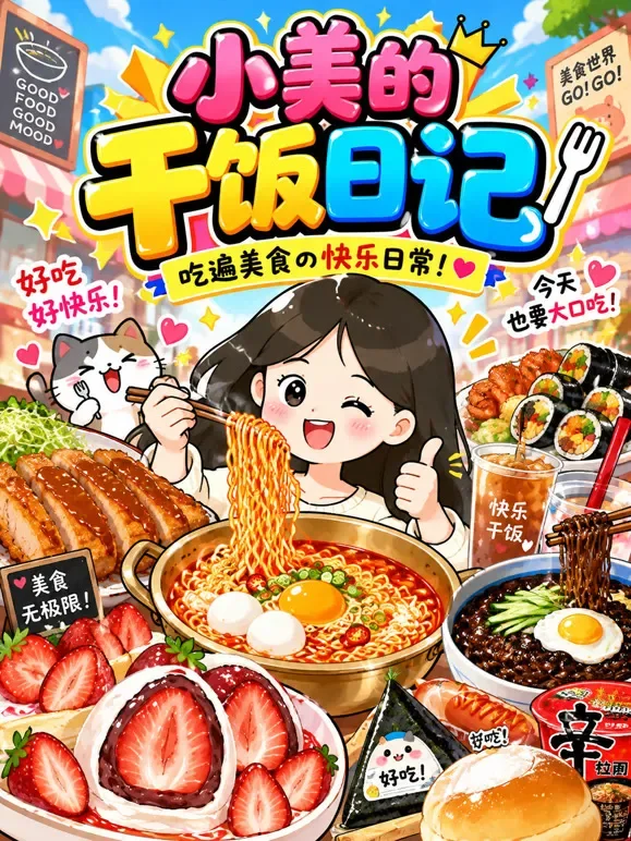 小美的干饭日记动漫海报