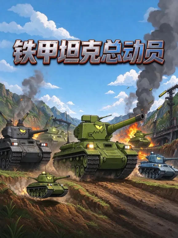 铁甲坦克总动员动漫海报