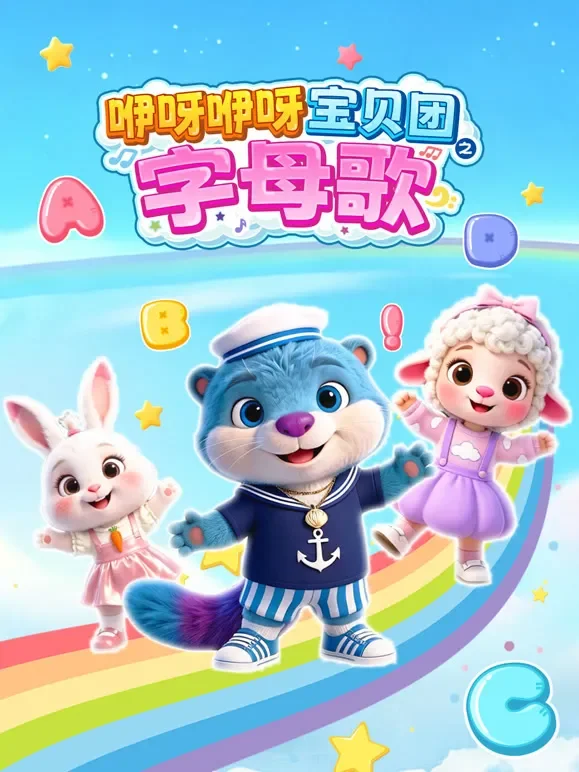 咿呀咿呀宝贝团之字母歌动漫海报