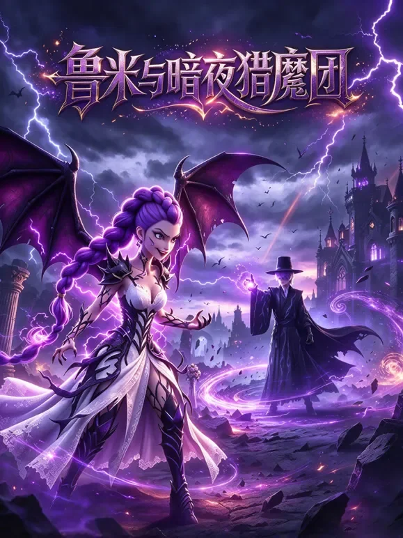 鲁米与暗夜猎魔团动漫海报