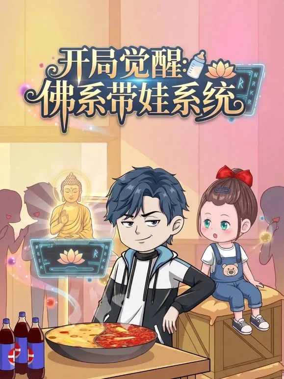 开局觉醒：佛系带娃系统动漫海报
