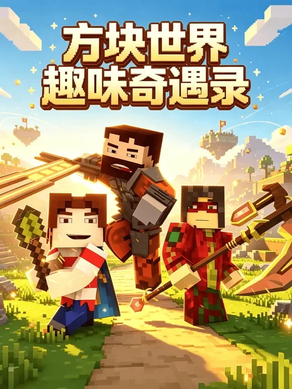 方块世界趣味奇遇录动漫海报