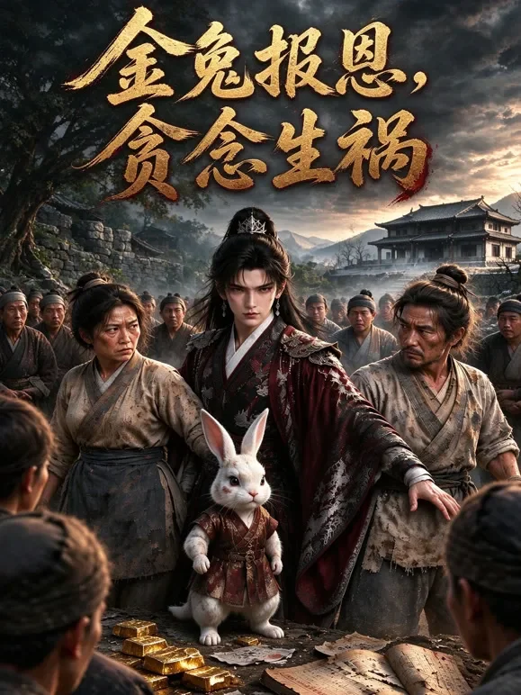 金兔报恩，贪念生祸动漫海报